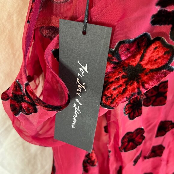 For Love & Lemons Heather Scarf Sheer Midi Dress $237 - Picture 11 of 12